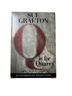 Sue Grafton "Q Is For Quarry" Audiobook Unabridged 8 Cassettes